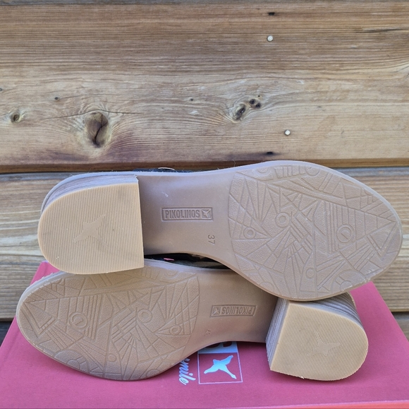 NWB Pikolinos BLANES Leather Heeled Sandals Shoes - Picture 8 of 10